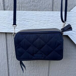 Vera Bradley Quilted Navy Crossbody Bag